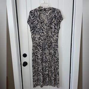 BCBG Paris Black Dress Size XL Women Sleeveless Sheath Formal